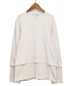 COMME des GARCONS SHIRT（コムデギャルソンシャツ）の古着「レイヤードロングスリーブTシャツ」｜ホワイト