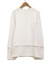 COMME des GARCONS SHIRT (コムデギャルソンシャツ) レイヤードロングスリーブTシャツ ホワイト サイズ:M：5800円