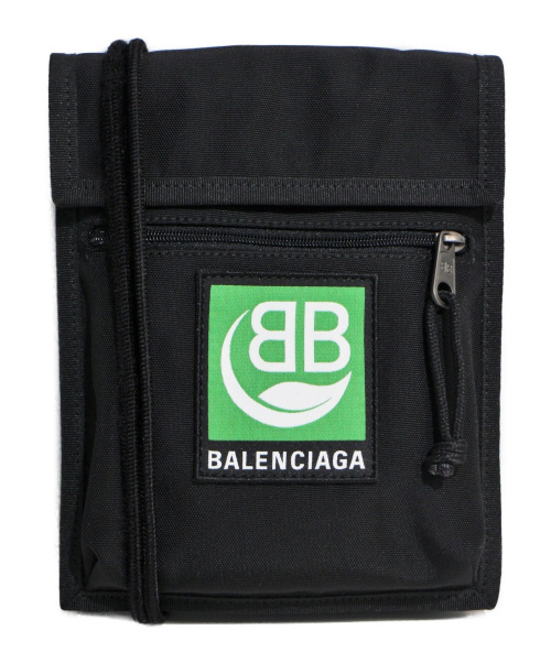 BALENCIAGA（バレンシアガ）BALENCIAGA (バレンシアガ) EXPLORER POUCH STRAP NYLON ブラック サイズ:- 5322981・1000 527277の古着・服飾アイテム