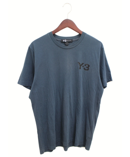 Y-3（ワイスリー）Y-3 (ワイスリー) クラシックロゴTシャツ グレー サイズ:Lの古着・服飾アイテム