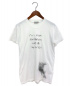 DIOR HOMME（ディオール オム）の古着「英字プリントTシャツ」｜ホワイト