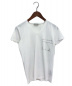 DIOR HOMME（ディオール オム）の古着「VネックプリントTシャツ」｜ホワイト