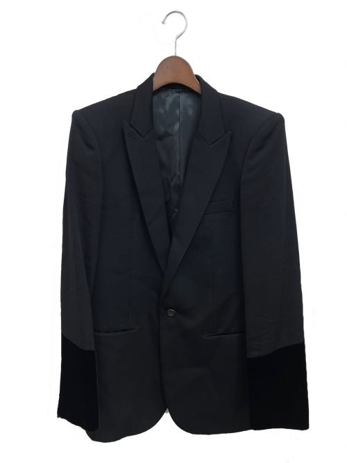 NUMBER (N)INE（ナンバーナイン）NUMBER (N)INE (ナンバーナイン) スリーブ切替テーラードジャケット ブラック サイズ:3の古着・服飾アイテム