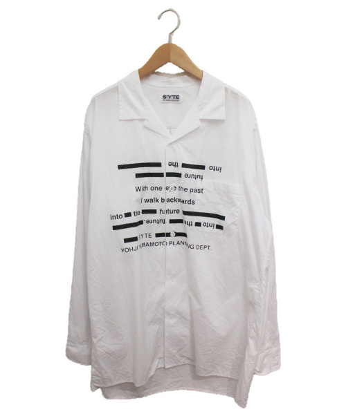 s'yte（サイト）s'yte (サイト) オープンカラーシャツ ホワイト サイズ:4の古着・服飾アイテム