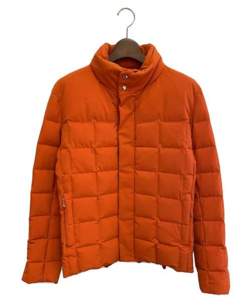 HERMES（エルメス）HERMES (エルメス) フィヨルドメンズダウンジャケット オレンジ サイズ:Mの古着・服飾アイテム