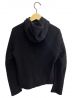 ANN DEMEULEMEESTER (アンドゥムルメステール) フーデッドジャケット ブラック サイズ:XS：7800円