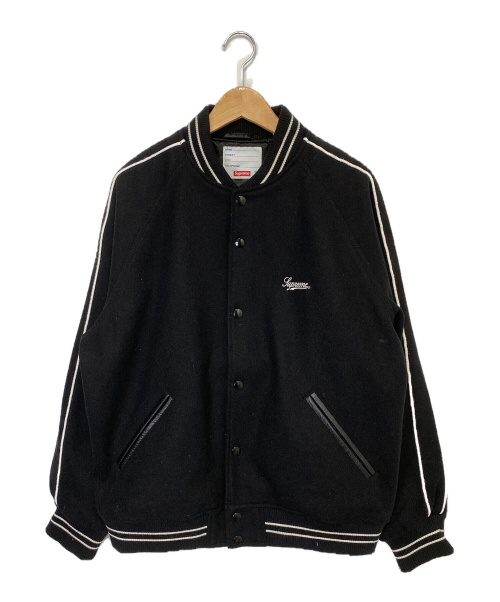 SUPREME（シュプリーム）SUPREME (シュプリーム) ヴァーシティジャケット ブラック サイズ:Ｌの古着・服飾アイテム