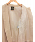 中古・古着 FENDI (フェンディ) ノーカラー半袖ジャケット ベージュ サイズ:44：8800円