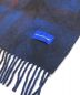 中古・古着 COMME des GARCONS SHIRT (コムデギャルソンシャツ) 染色チェックストール ブルー サイズ:-：2480円