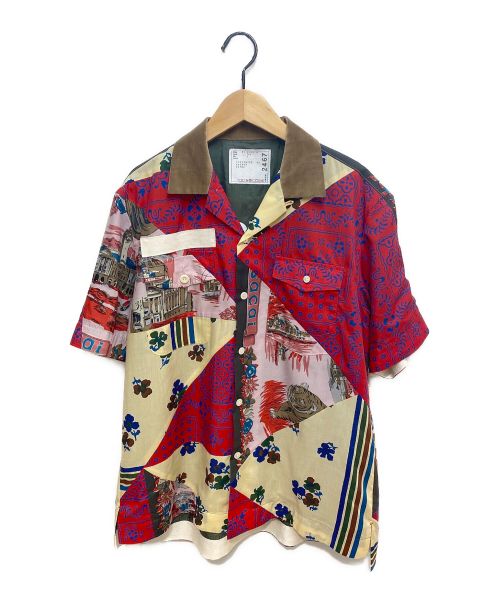 sacai（サカイ）sacai (サカイ) 21SS Archive Print Mix Shirt マルチカラー サイズ:1の古着・服飾アイテム