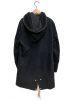 Vivienne Westwood man (ヴィヴィアン ウェストウッド マン) ボアフーディモッズコート ブラック サイズ:44：12800円