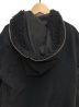 中古・古着 Vivienne Westwood man (ヴィヴィアン ウェストウッド マン) ボアフーディモッズコート ブラック サイズ:44：12800円