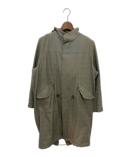 YOHJI YAMAMOTO（ヨウジヤマモト）YOHJI YAMAMOTO (ヨウジヤマモト) フーデッドコート カーキ サイズ:2の古着・服飾アイテム