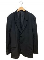 Yohji Yamamoto pour hommeヨウジヤマモト プールオム）の古着「レイヤードラペル2Bジャケット」｜ブラック