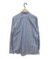 COMME des GARCONS SHIRT BOY (コムデギャルソンシャツ ボーイ) oversized pockets striped shirt スカイブルー サイズ:M：14800円