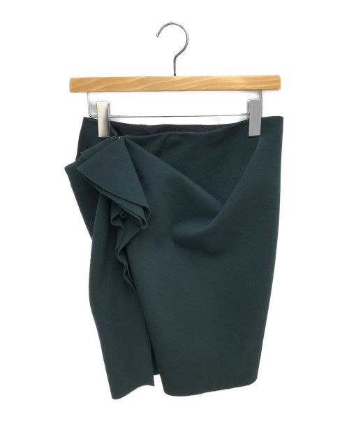 LANVIN（ライバン）LANVIN (ランバン) デザインスカート ダークグリーン サイズ:-の古着・服飾アイテム