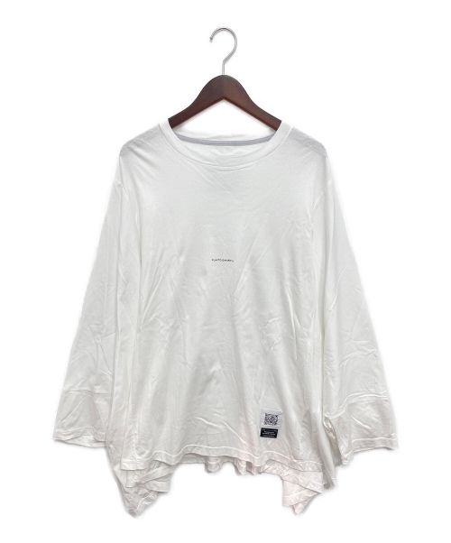 FUMITO GANRYU（フミトガンリュウ）FUMITO GANRYU (フミトガンリュウ) 21AW King size rebuilt T-shirt ホワイト サイズ:1の古着・服飾アイテム