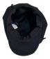 中古・古着 GROUND Y (グラウンドワイ) ×ISHICA Cotton Remaining Cloth Design Big Casquette ブラック サイズ:-：9800円