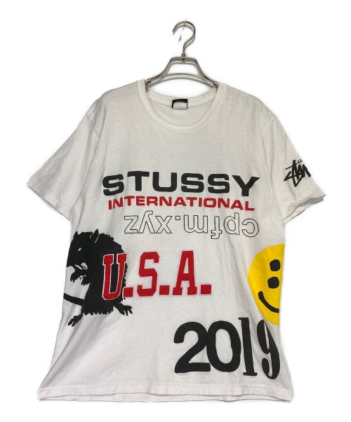 stussy（ステューシー）stussy (ステューシー) USA 2019 TEE ホワイト サイズ:Mの古着・服飾アイテム
