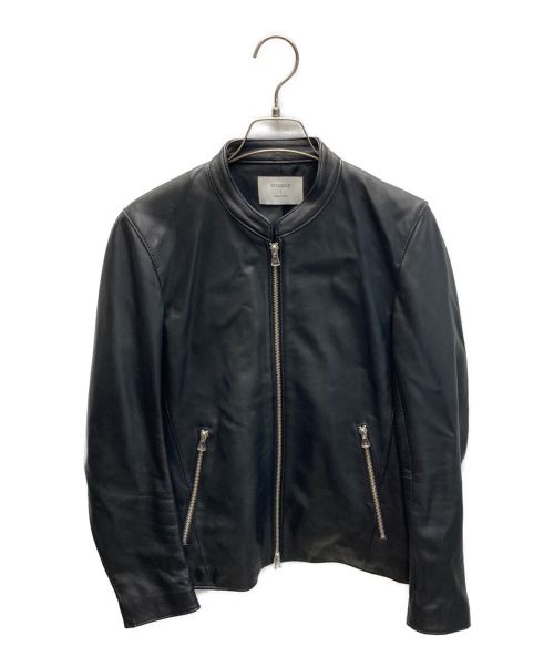 STUDIOUS（ステュディオス）STUDIOUS (ステュディオス) シングルレザージャケット ブラック サイズ:SIZE 1の古着・服飾アイテム