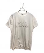 Yohji Yamamoto pour hommeヨウジヤマモト プールオム）の古着「ロゴTシャツ」｜ホワイト
