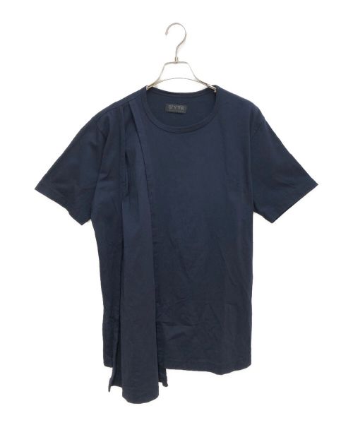 s'yte（サイト）s'yte (サイト) アシンメトリーTシャツ ネイビー サイズ:3の古着・服飾アイテム