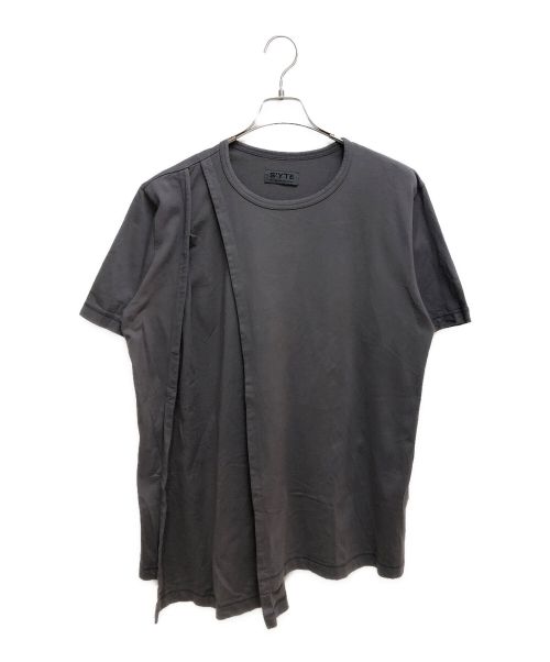 s'yte（サイト）s'yte (サイト) アシンメトリーTシャツ グレー サイズ:3の古着・服飾アイテム
