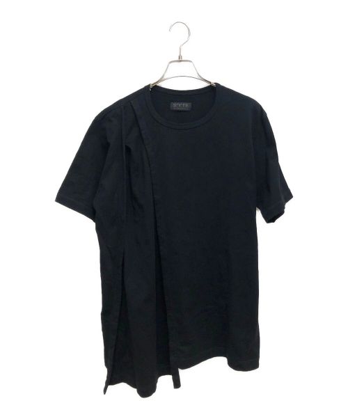 s'yte（サイト）s'yte (サイト) アシンメトリーTシャツ ブラック サイズ:3の古着・服飾アイテム
