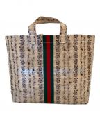 COMME des GARCONSコムデギャルソン）の古着「×GUCCI PVCトートバッグ」｜ベージュ