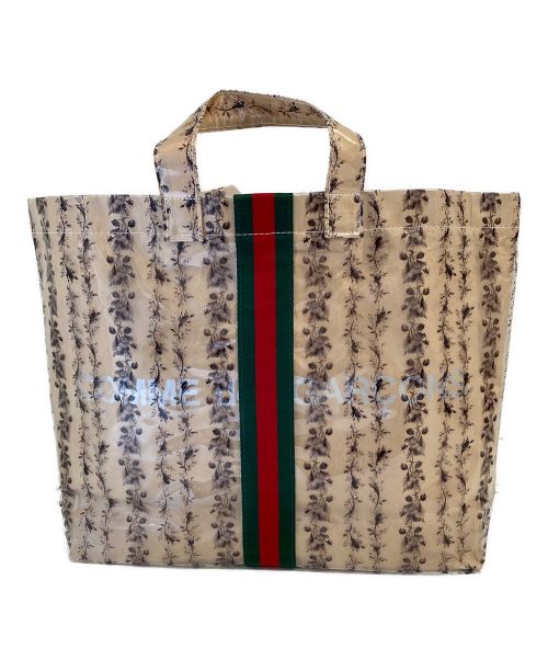 中古・古着通販】COMME des GARCONS (コムデギャルソン) ×GUCCI PVCトートバッグ ベージュ サイズ:-｜ブランド・古着通販  トレファク公式【TREFAC FASHION】