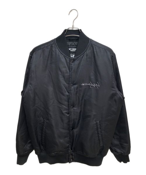 YOHJI YAMAMOTO（ヨウジヤマモト）YOHJI YAMAMOTO (ヨウジヤマモト) ×New Era Varsity Jacket ブラック サイズ:4の古着・服飾アイテム