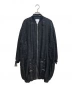 noir kei ninomiyaノワール ケイ ニノミヤ）の古着「ロングMA-1ジャケット」｜ブラック