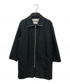 JIL SANDER（）の古着「22SS Sport Zip-Up Overcoat(スポーツジップアップオーバーコート)」｜ブラック