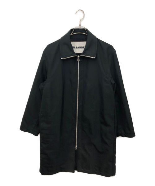 JIL SANDER（ジルサンダー）JIL SANDER (ジルサンダー) 22SS Sport Zip-Up Overcoat(スポーツジップアップオーバーコート) ブラック サイズ:46の古着・服飾アイテム
