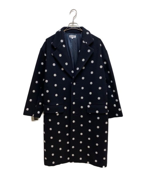 MIYAO（ミヤオ）MIYAO (ミヤオ) フラワーエンブロイダリーコート ブラック サイズ:Sの古着・服飾アイテム