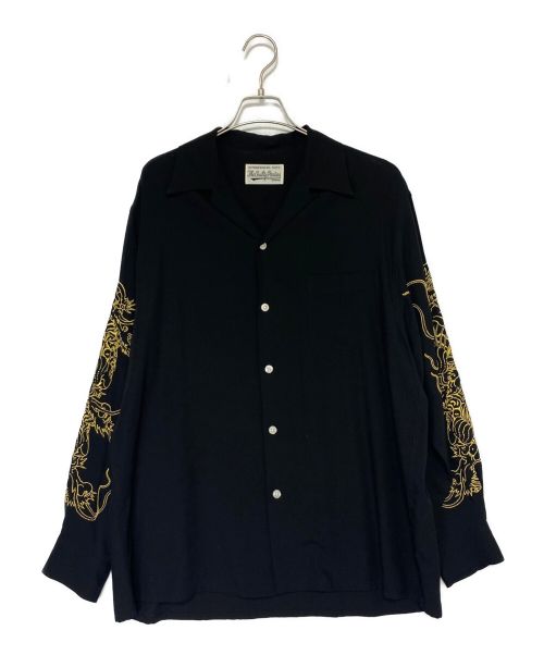 WACKO MARIA（ワコマリア）WACKO MARIA (ワコマリア) 50's SHIRTS ブラック サイズ:Lの古着・服飾アイテム