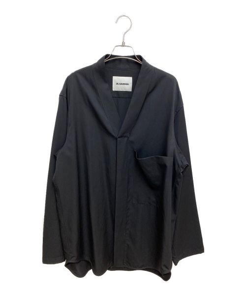 JIL SANDER（ジルサンダー）JIL SANDER (ジルサンダー) 20SS KIMONO COLLARジャケット ブラック サイズ:41の古着・服飾アイテム