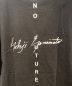 中古・古着 YOHJI YAMAMOTO (ヨウジヤマモト) New Era (ニューエラ) バックプリントTシャツ ブラック サイズ:5：12800円