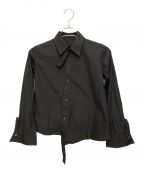 YOHJI YAMAMOTOヨウジヤマモト）の古着「フレアスリーブシャツ」｜ブラック