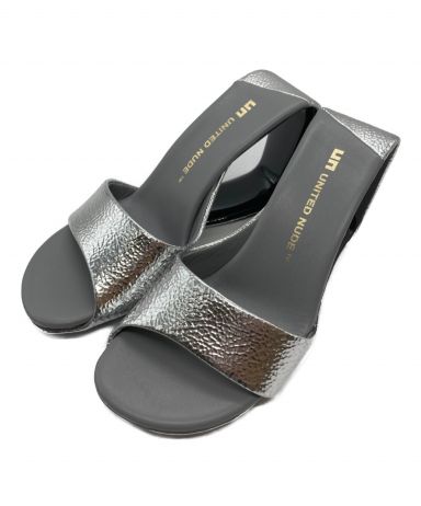 UNITED NUDE しょぼかっ Mobius Hi サンダル レザー 黒 スタッズ