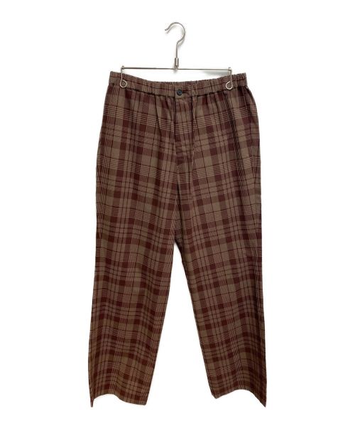 :CASE（ケイス）:CASE (ケイス) NIGHT BEFORE PANTS ブラウン サイズ:Lの古着・服飾アイテム