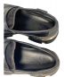 中古・古着 both (ボース) Logo Plaque Leather Boat Shoes ブラック サイズ:41：15000円