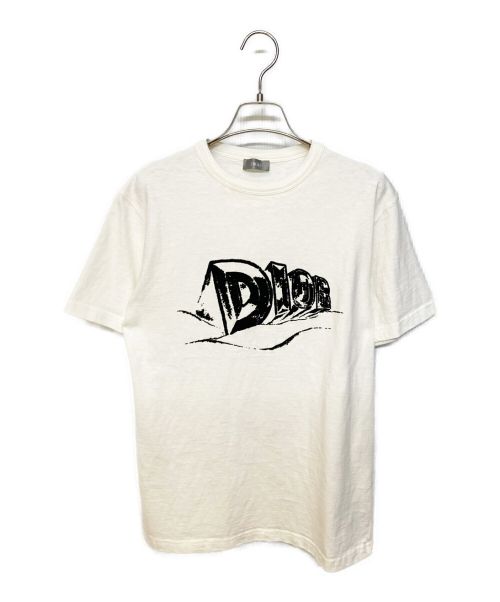 Dior（ディオール）Dior (ディオール) スラブ コットンジャージー ホワイト サイズ:Sの古着・服飾アイテム