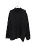Y's（ワイズ）の古着「HAND-KNITTED ALLAN PATTRN HIGH NECK PULLOVER」｜ブラック