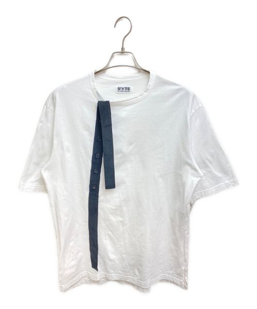 s'yte（サイト）s'yte (サイト) COTTON JERSEY T-SHIRT WITH OUTLINED NECKLINE ブラック サイズ:3の古着・服飾アイテム