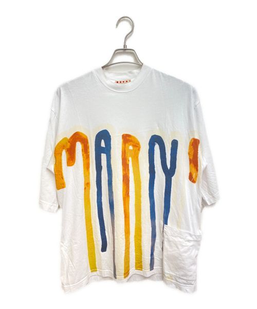 MARNI（マルニ）MARNI (マルニ) プリントTシャツ ホワイト サイズ:46の古着・服飾アイテム