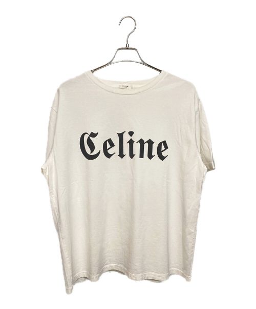 CELINE（セリーヌ）CELINE (セリーヌ) Gothic T-SHIRT(ゴシックTシャツ) ホワイト サイズ:Sの古着・服飾アイテム