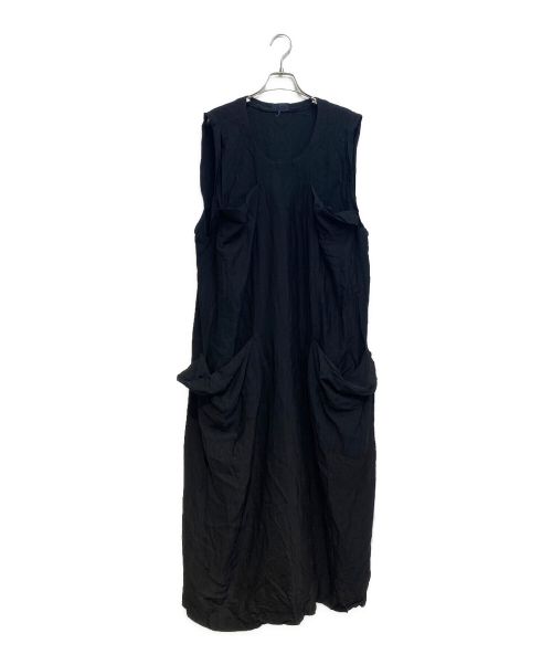 LIMI feu（リミフゥ）LIMI feu (リミフゥ) ポケットデザインワンピース ブラック サイズ:Sの古着・服飾アイテム