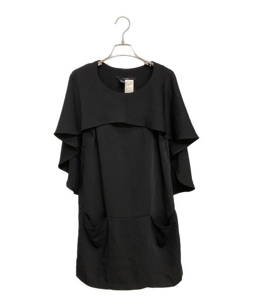 LIMI feu（リミフゥ）LIMI feu (リミフゥ) 襟レイヤードワンピース ブラック サイズ:Sの古着・服飾アイテム
