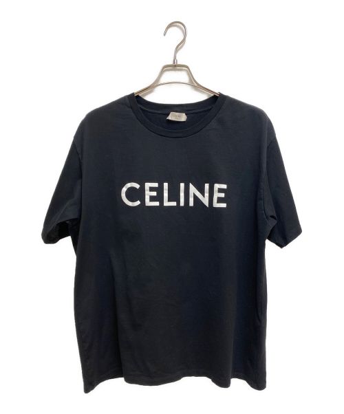 CELINE（セリーヌ）CELINE (セリーヌ) ルーズTシャツ ブラック サイズ:XLの古着・服飾アイテム